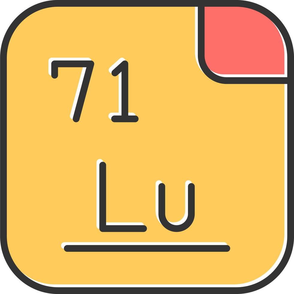 Lutetium Vector Icon