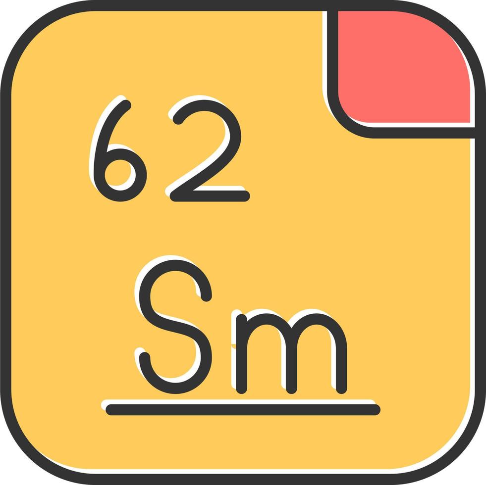 Samarium Vector Icon