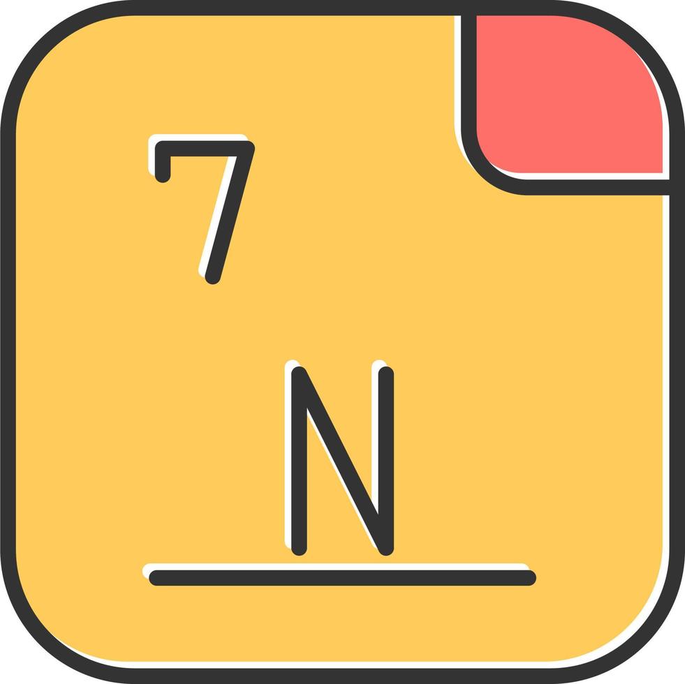 Nitrogen Vector Icon