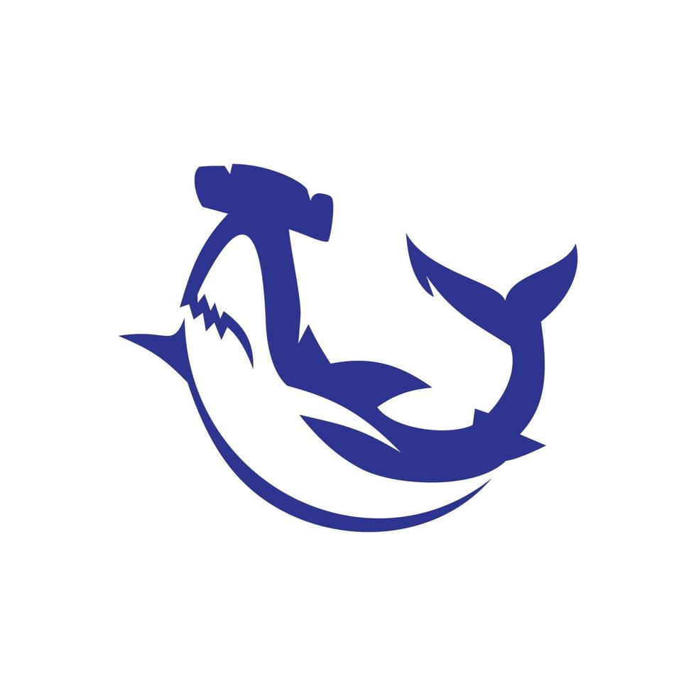 Wild Shark Logo Vector Template