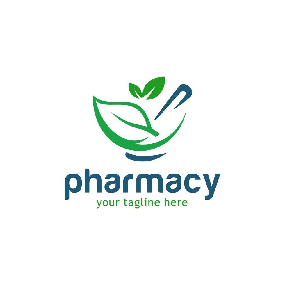 plantilla de diseño de logotipo médico y farmacéutico vector