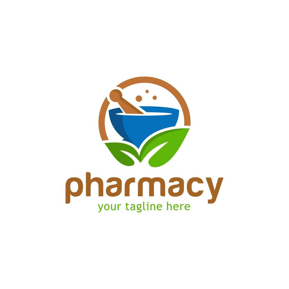 plantilla de diseño de logotipo médico y farmacéutico vector