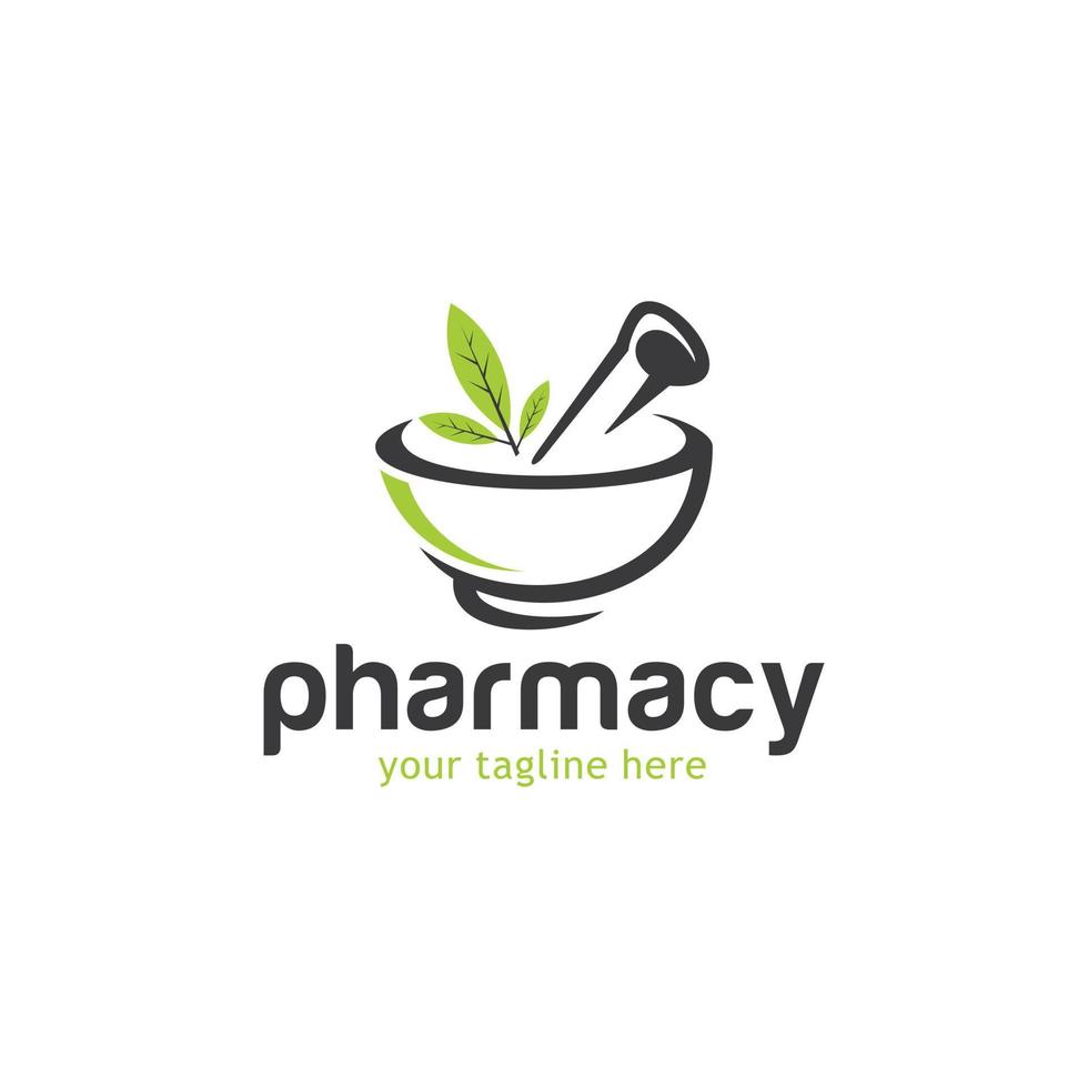 plantilla de diseño de logotipo médico y farmacéutico vector