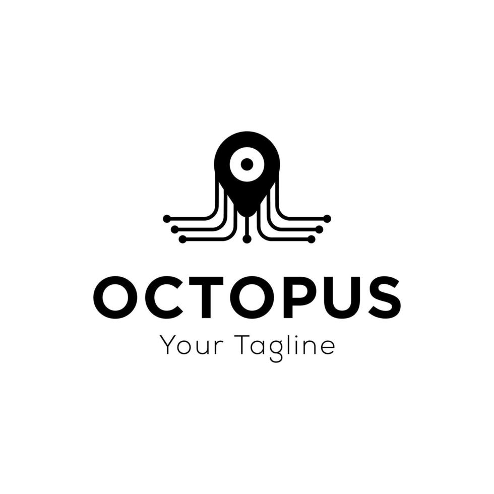 Octopus Logo vector Template