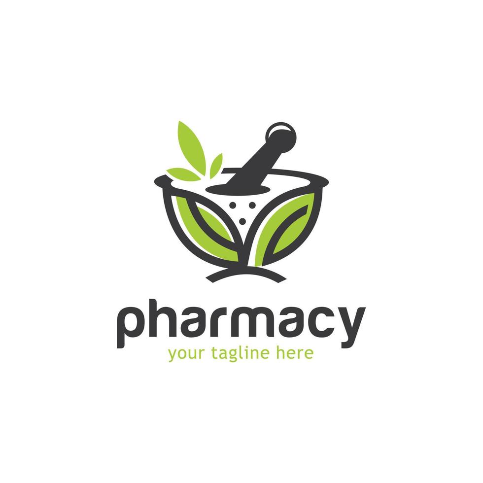 plantilla de diseño de logotipo médico y farmacéutico vector