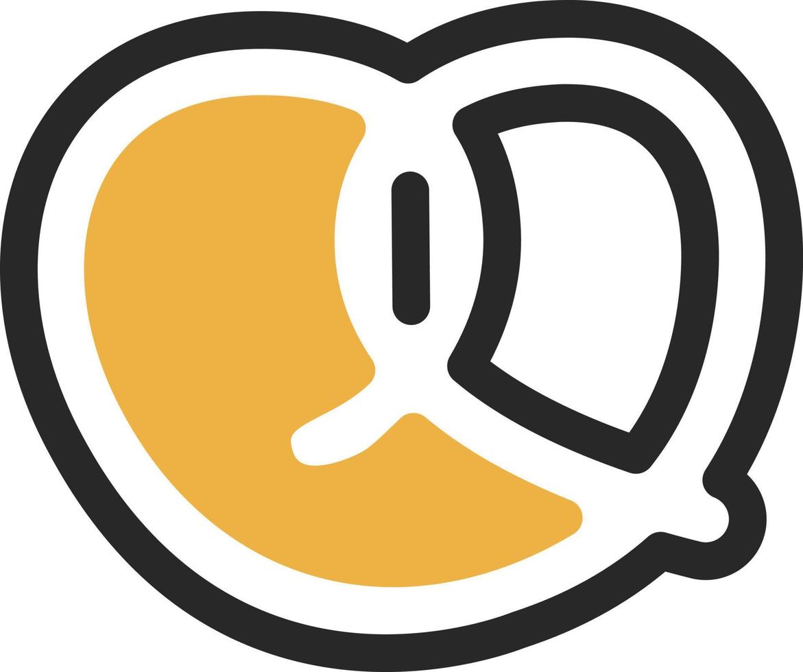 Pretzel Vector Icon Design