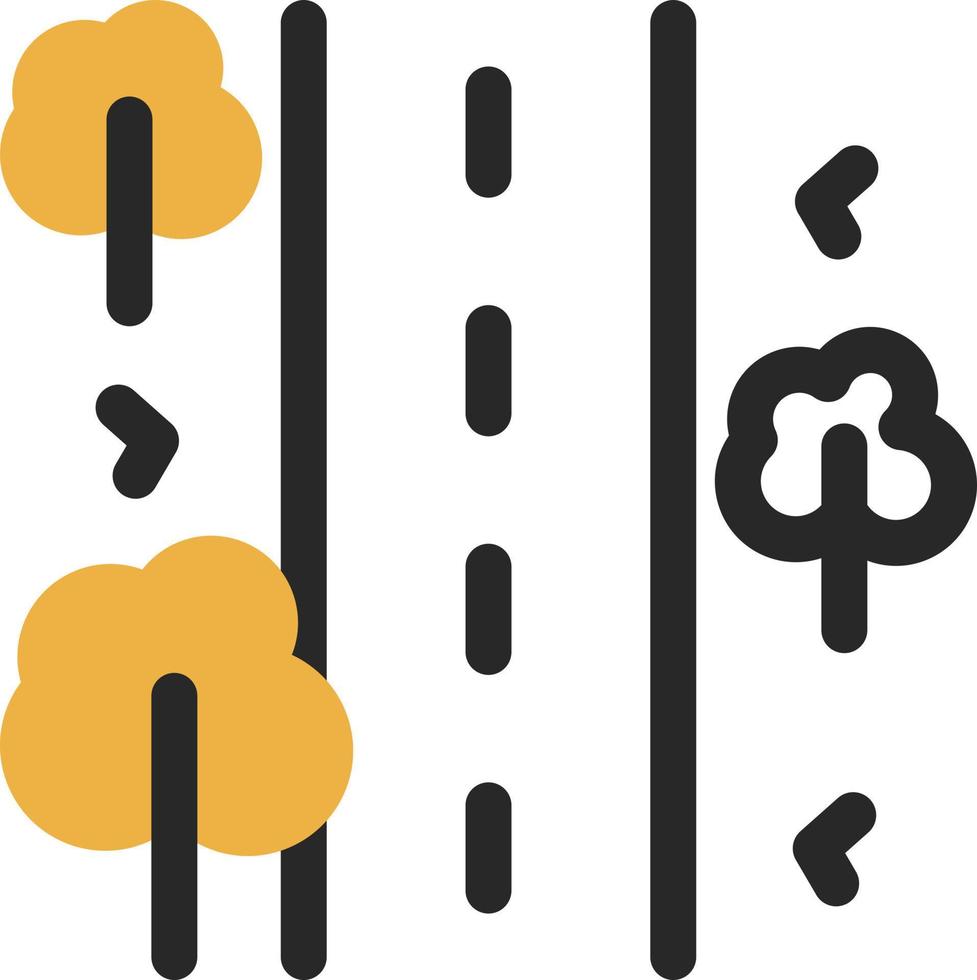 Unsealed Road Vector Icon Design