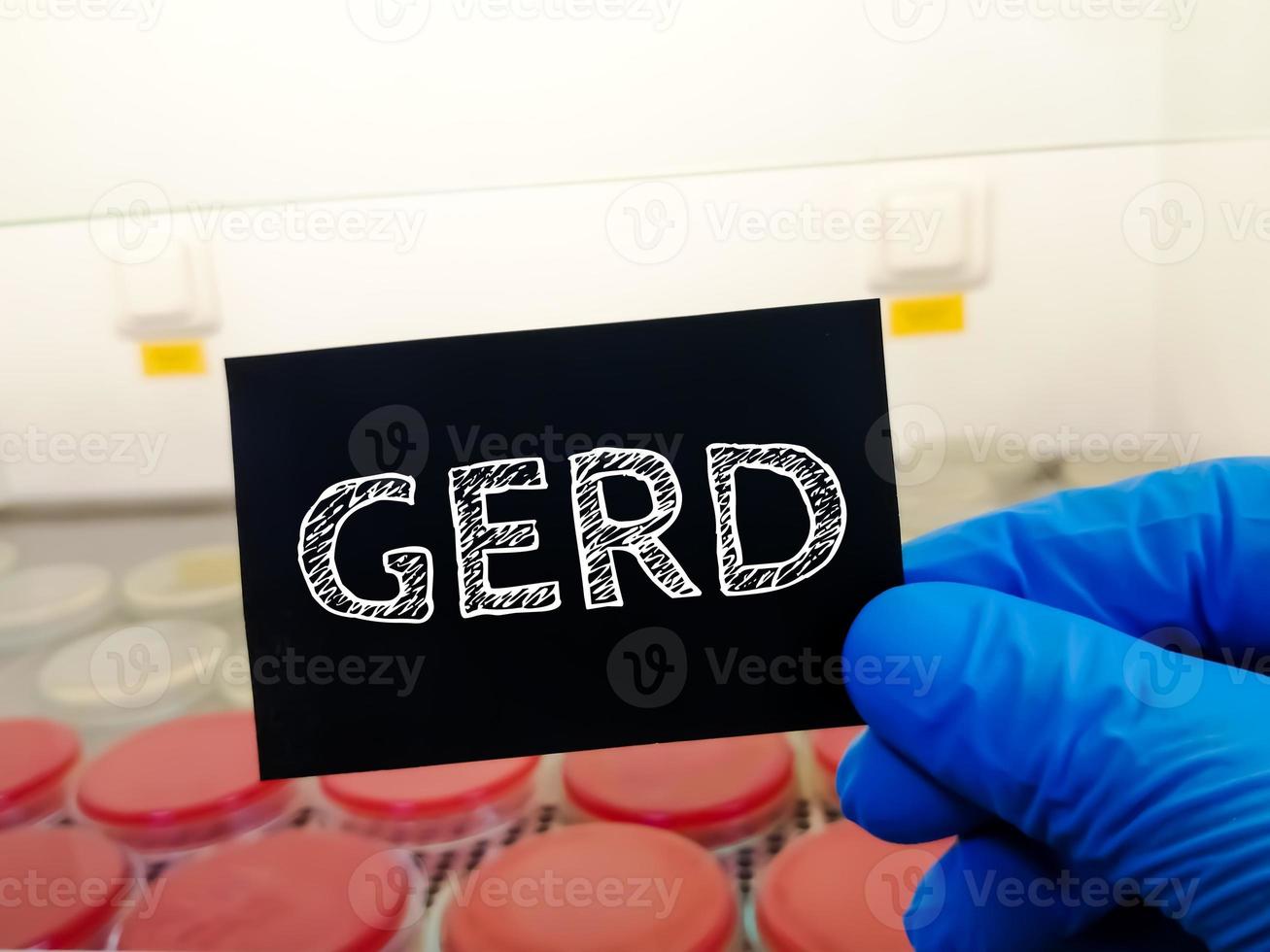 Gastroesophageal reflux disease or GERD photo