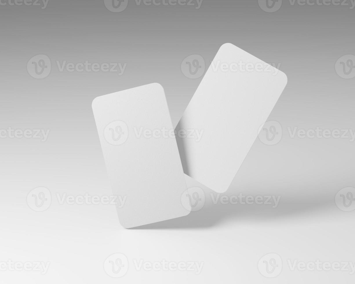 Group of minimal business card mockup template with copy space for your logo or graphic design photo