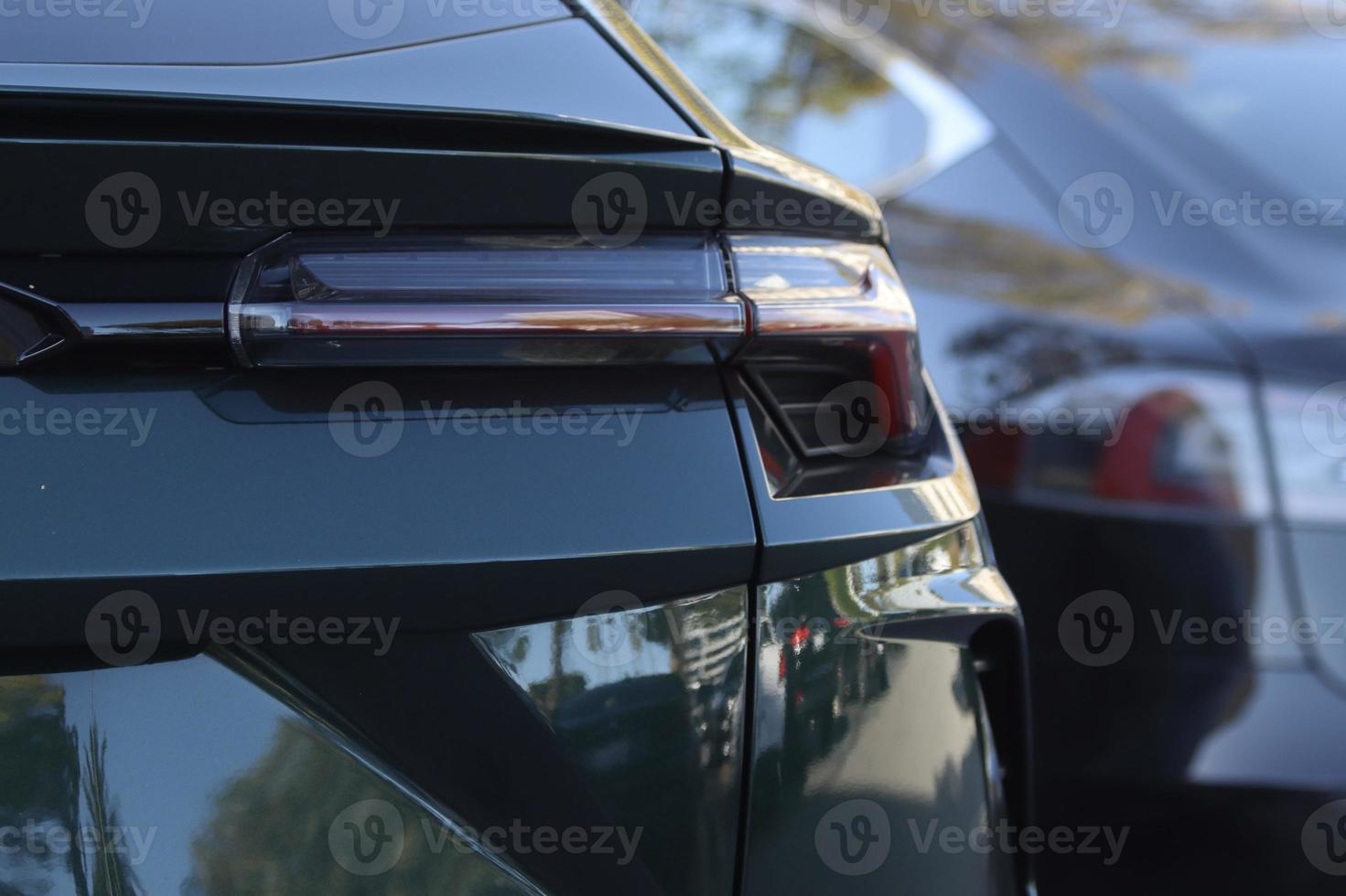 closeup view of luxury SUV photo