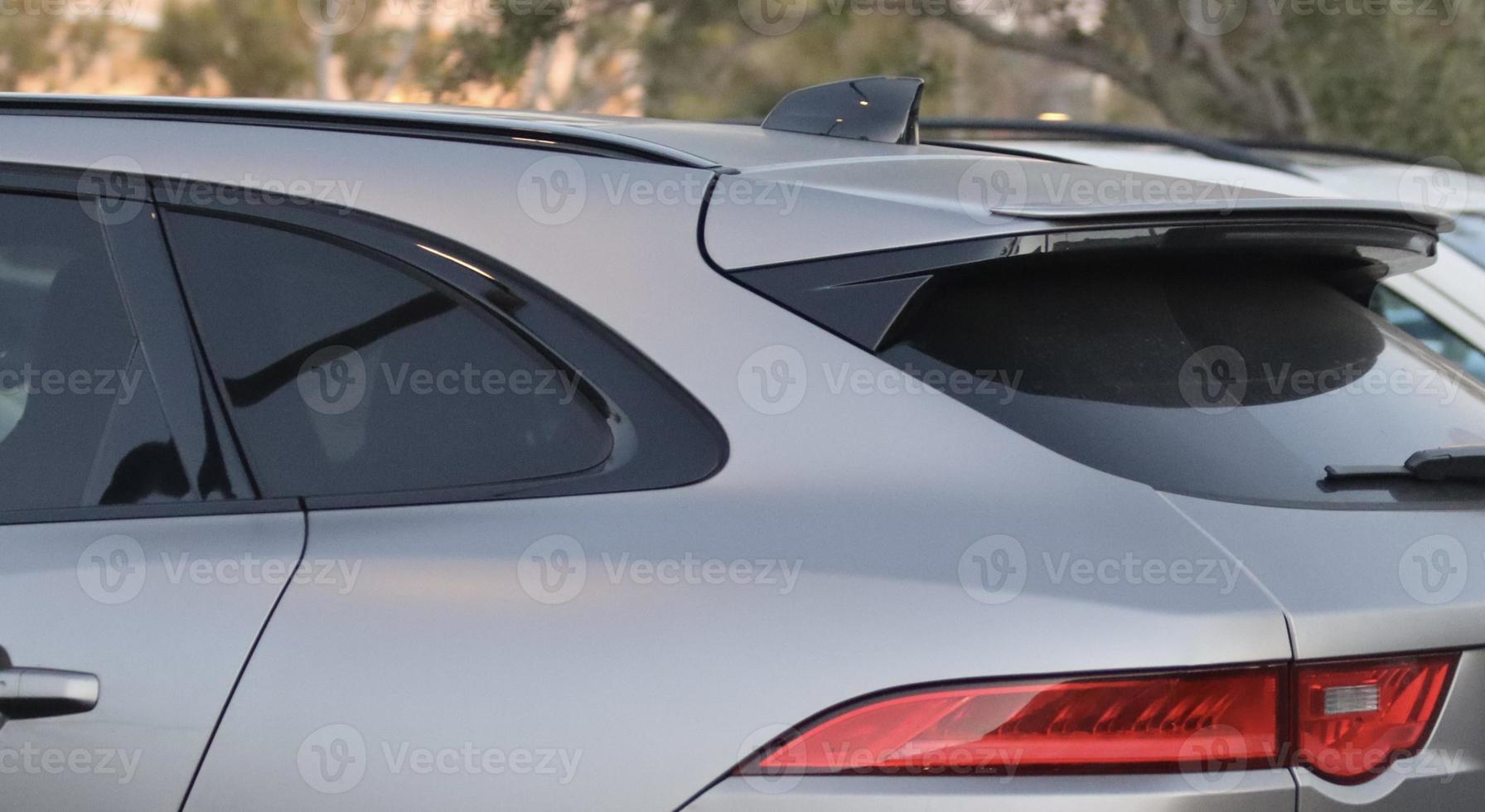 closeup view of luxury SUV photo