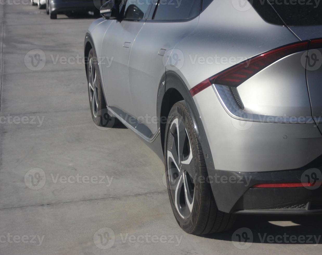 closeup view of luxury SUV photo