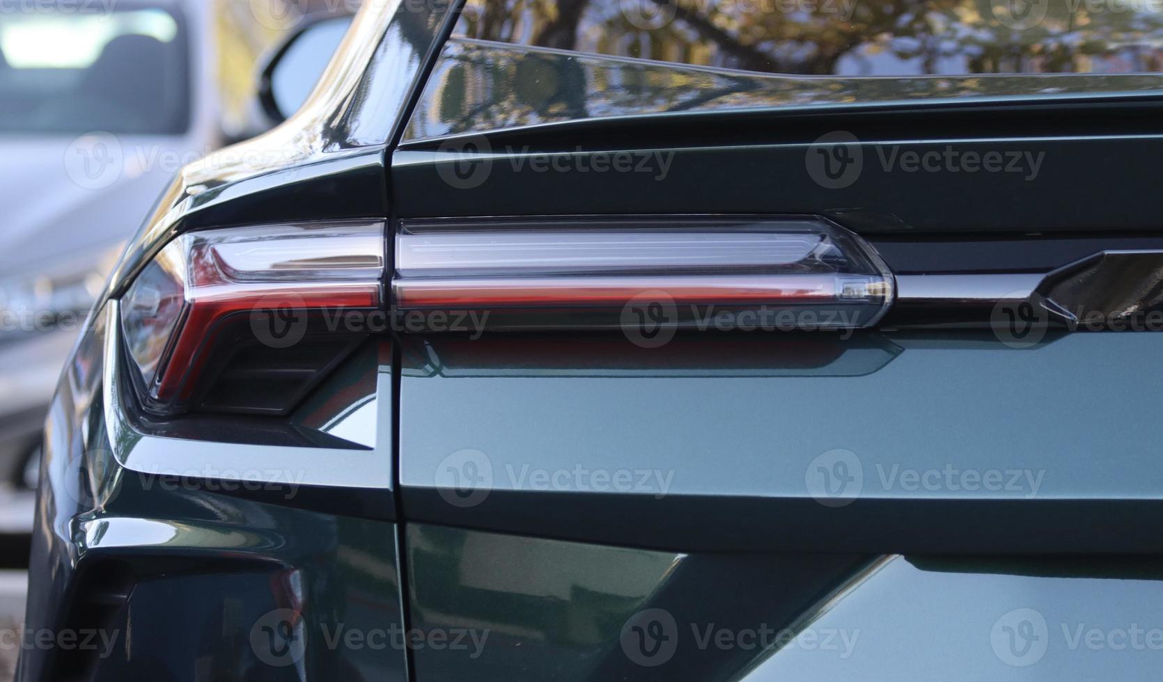 closeup view of luxury SUV photo