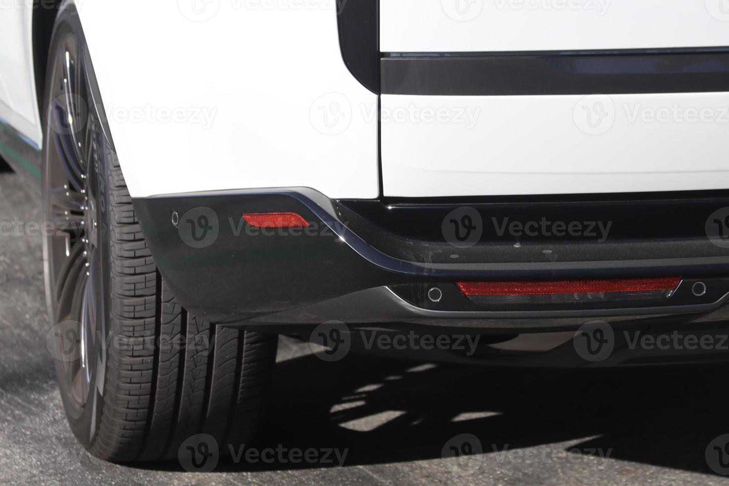 closeup view of luxury SUV photo
