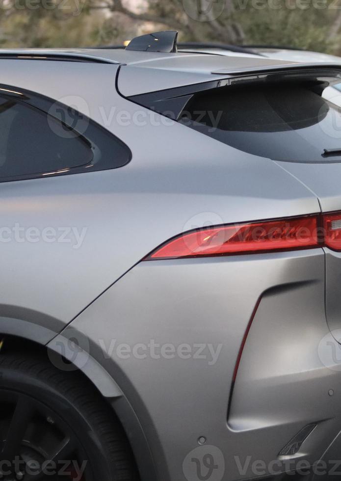 closeup view of luxury SUV photo