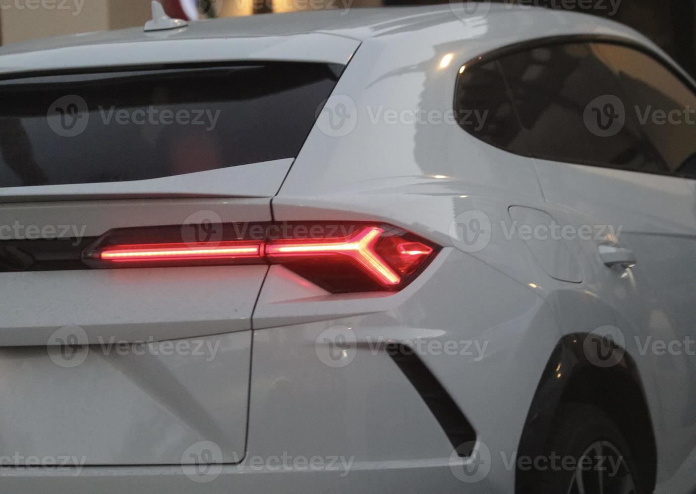 closeup view of luxury SUV photo