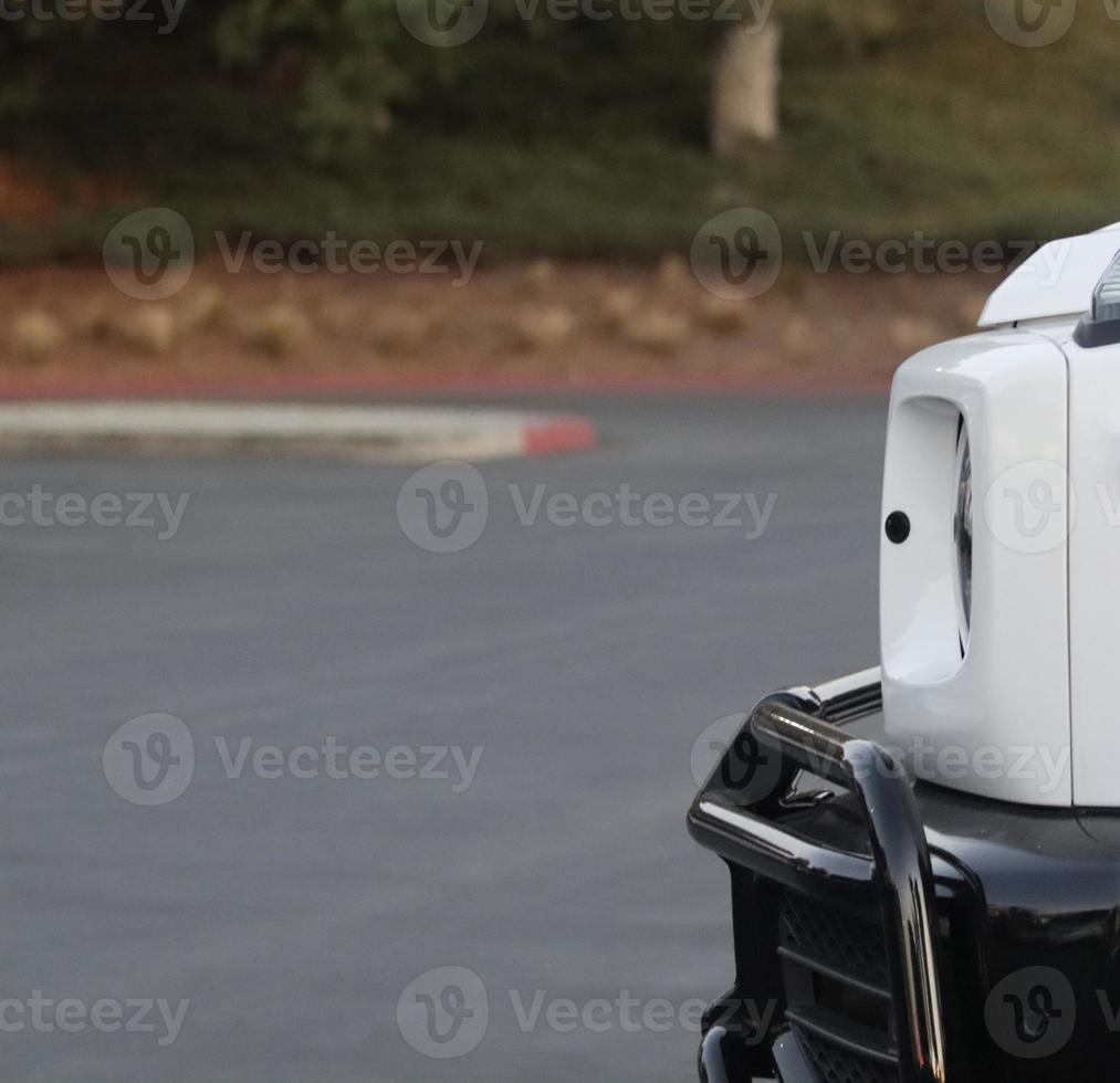 closeup view of luxury SUV photo