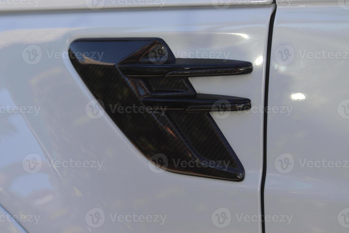 closeup view of luxury SUV photo