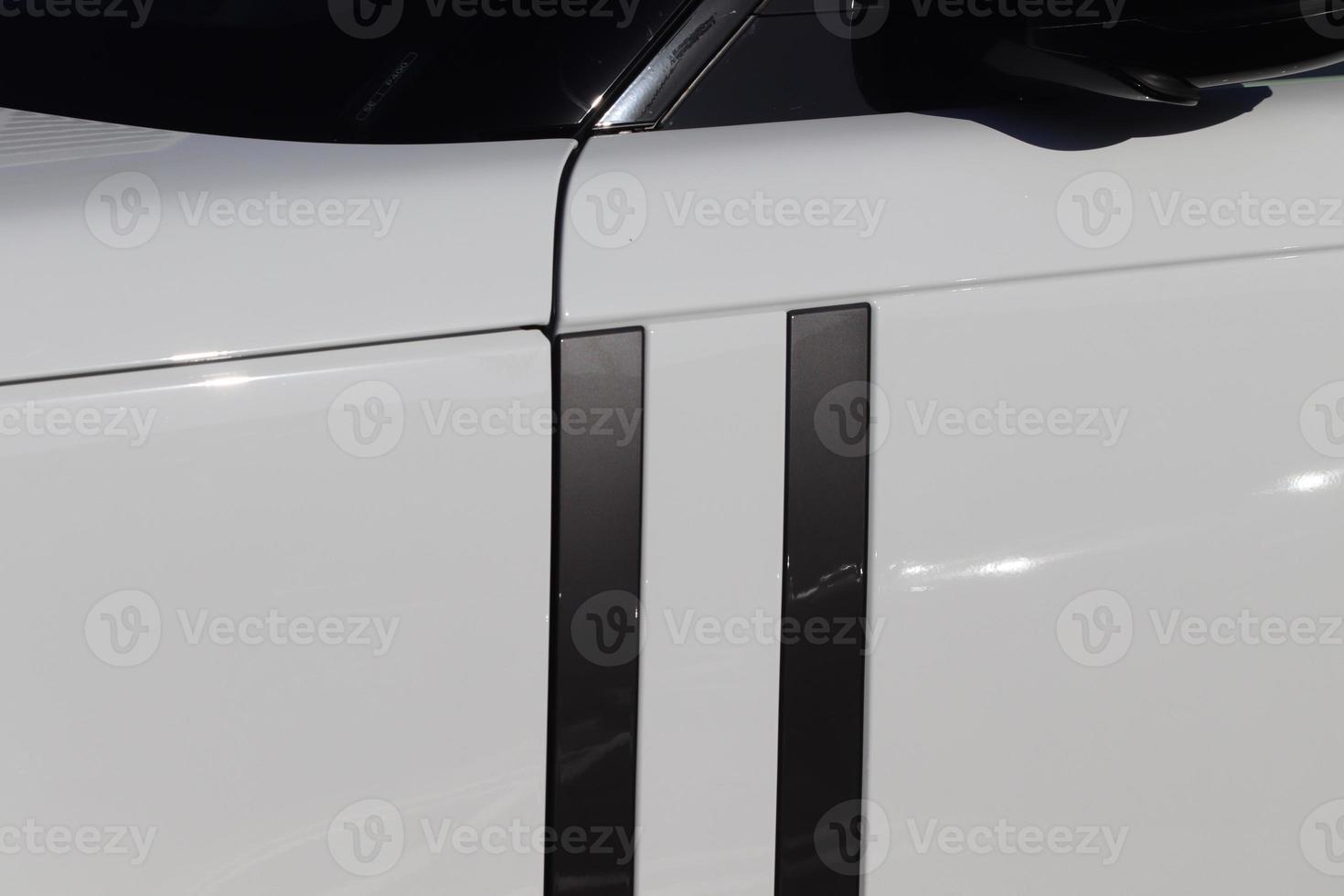 closeup view of luxury SUV photo