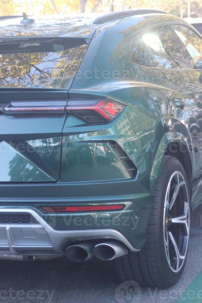closeup view of luxury SUV photo