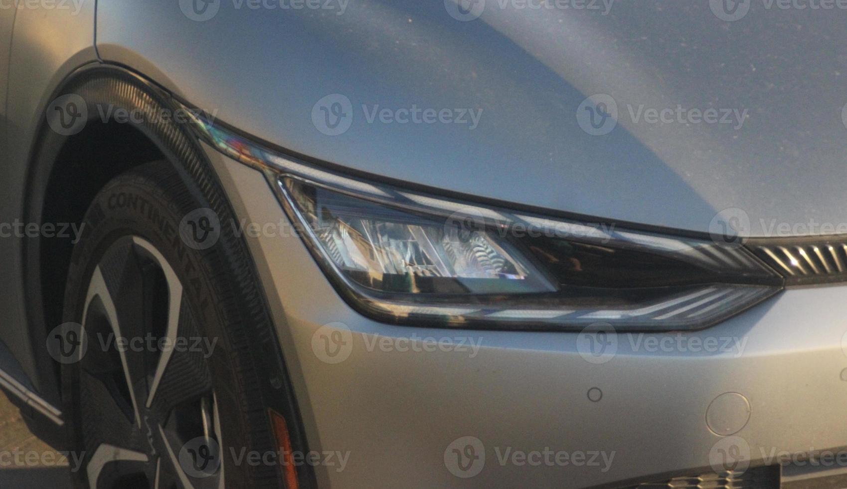 closeup view of luxury SUV photo