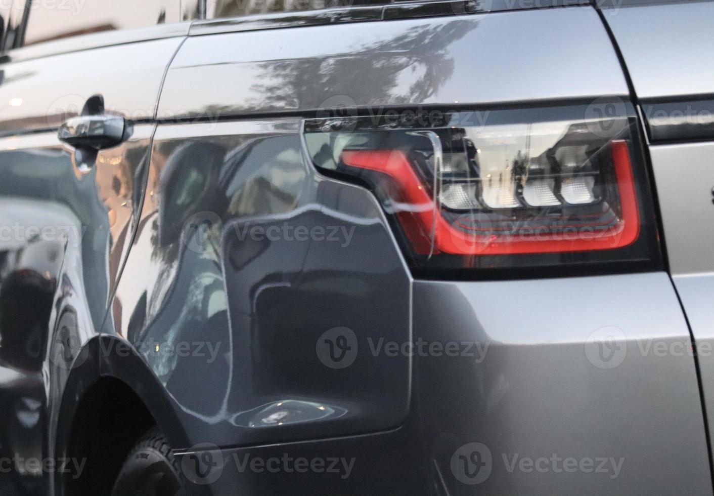 closeup view of luxury SUV photo