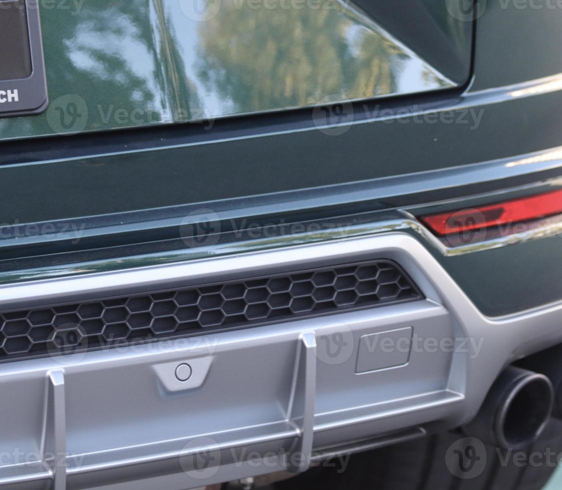 closeup view of luxury SUV photo
