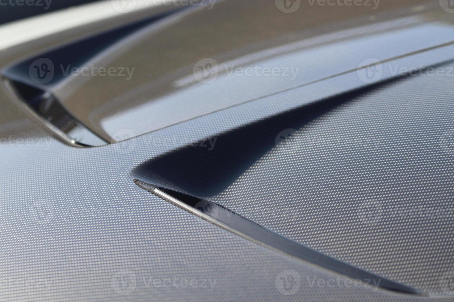 closeup view of luxury SUV photo