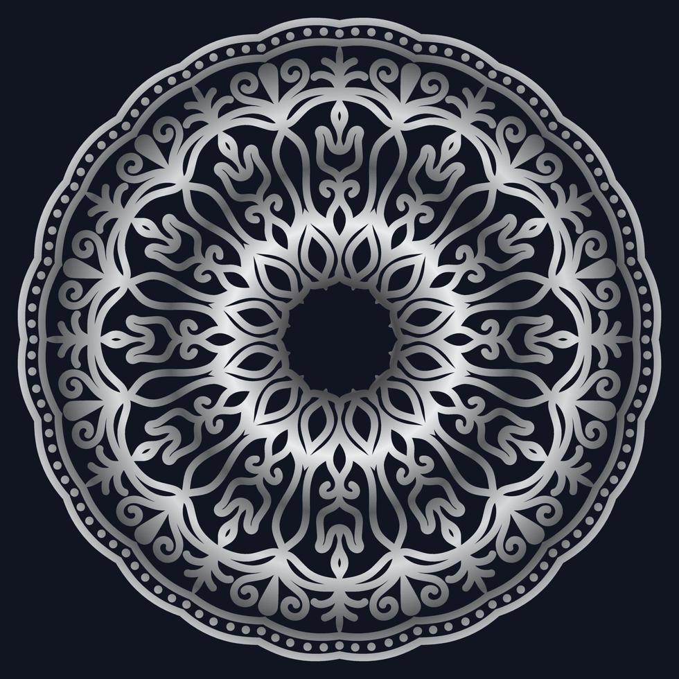 Decorative elements luxury ornament pattern gradient mandala design vector