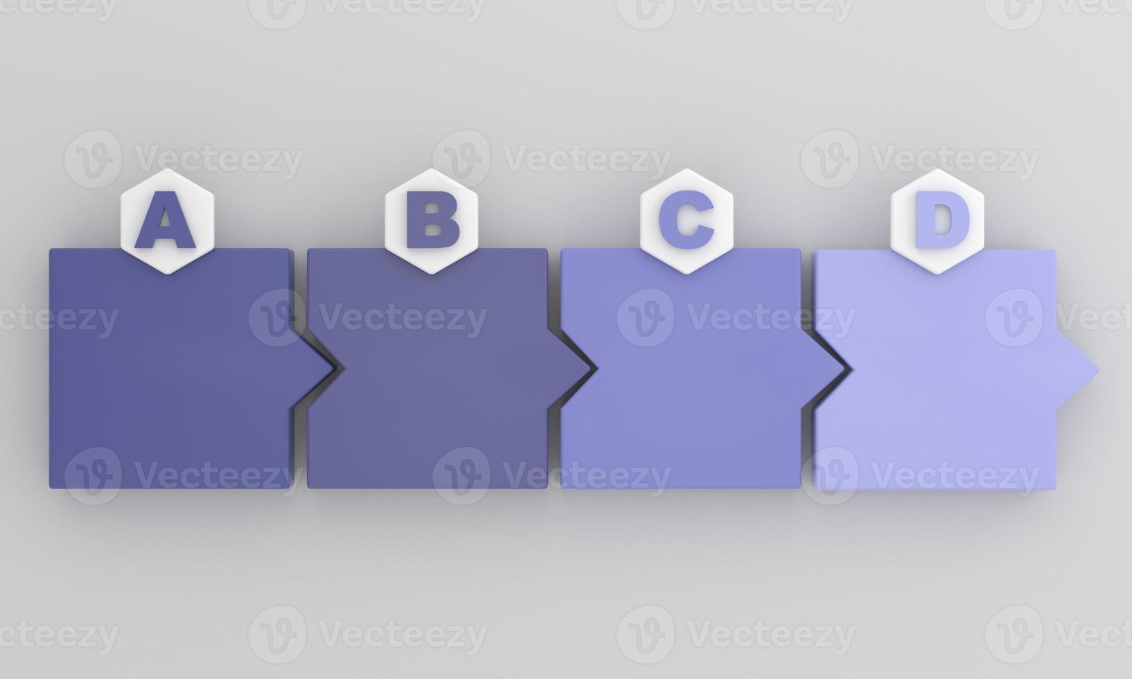 Business process. Timeline infographics square with 4 steps, options. photo