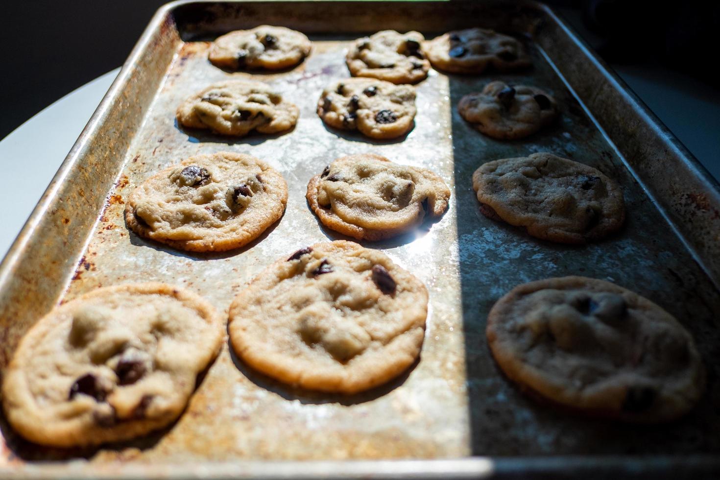 galletas con chispas de chocolate foto