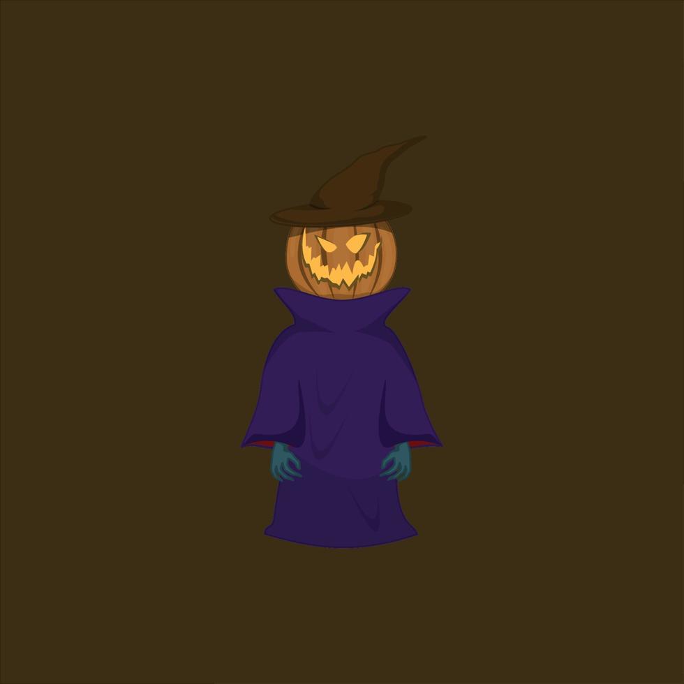 Hallowen witch cartoon vector