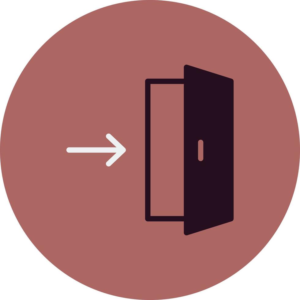 Exit Direction Vector Icon