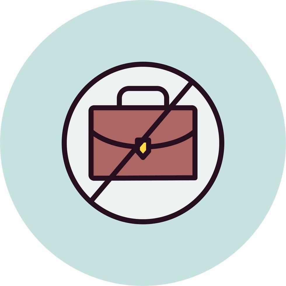 No Work Vector Icon