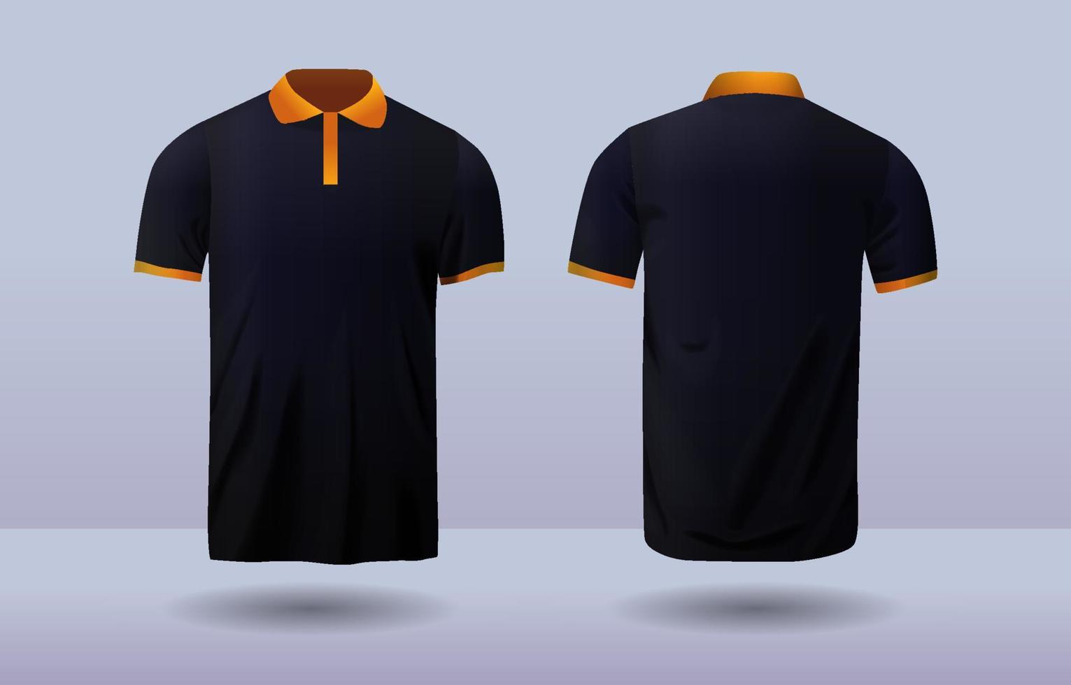 Black Polo in 3D Style vector
