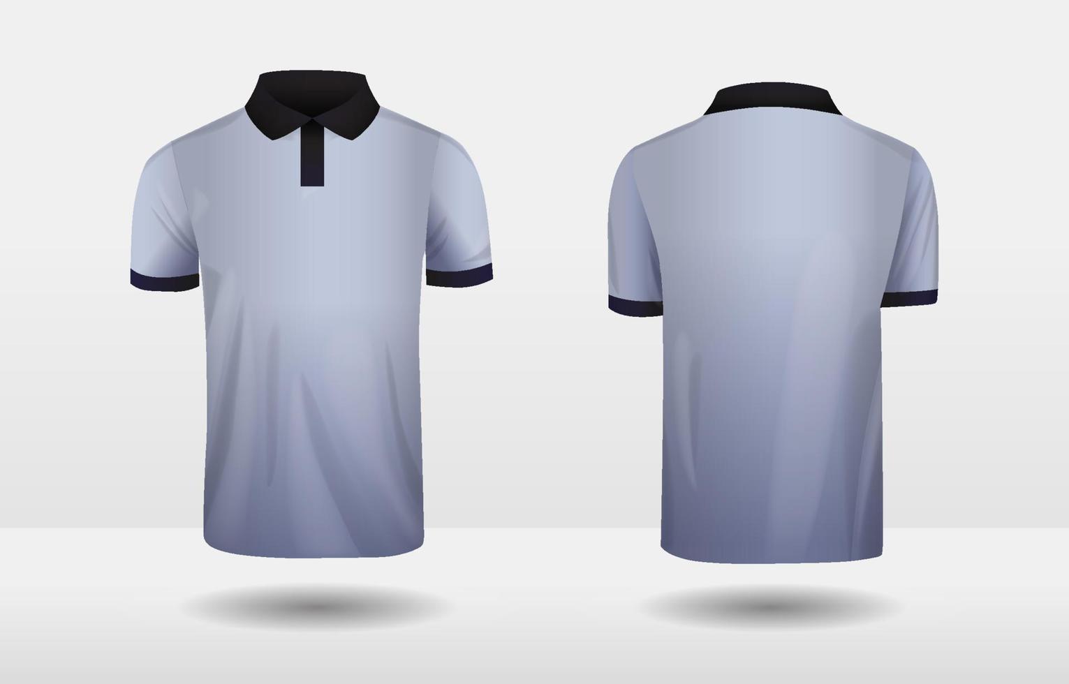 blanco polo en 3d estilo vector