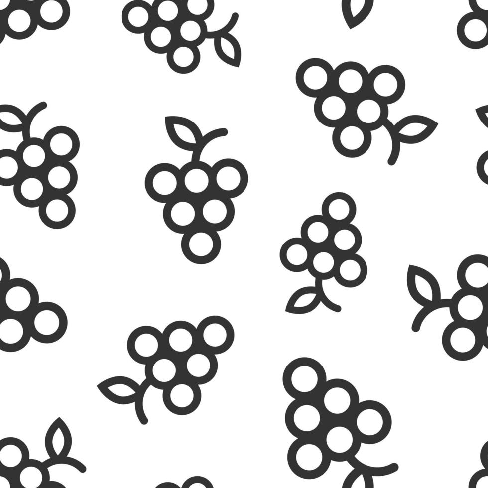 uva frutas firmar icono sin costura modelo antecedentes. vid vector ilustración en blanco aislado antecedentes. vino uvas negocio concepto.