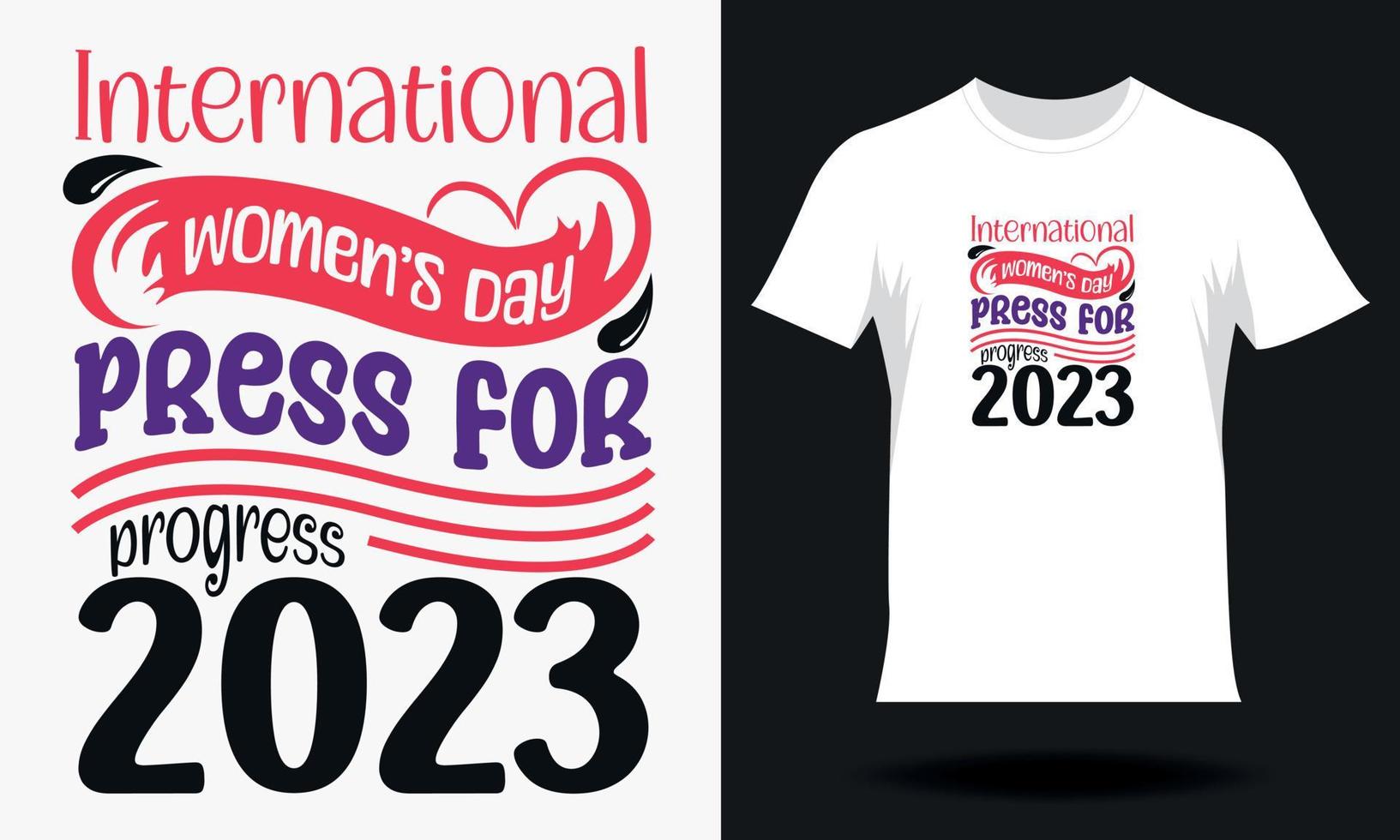 Happy women's day-Women's Day T-shirt Design. Hand drawn lettering women day SVG tshirt design vector