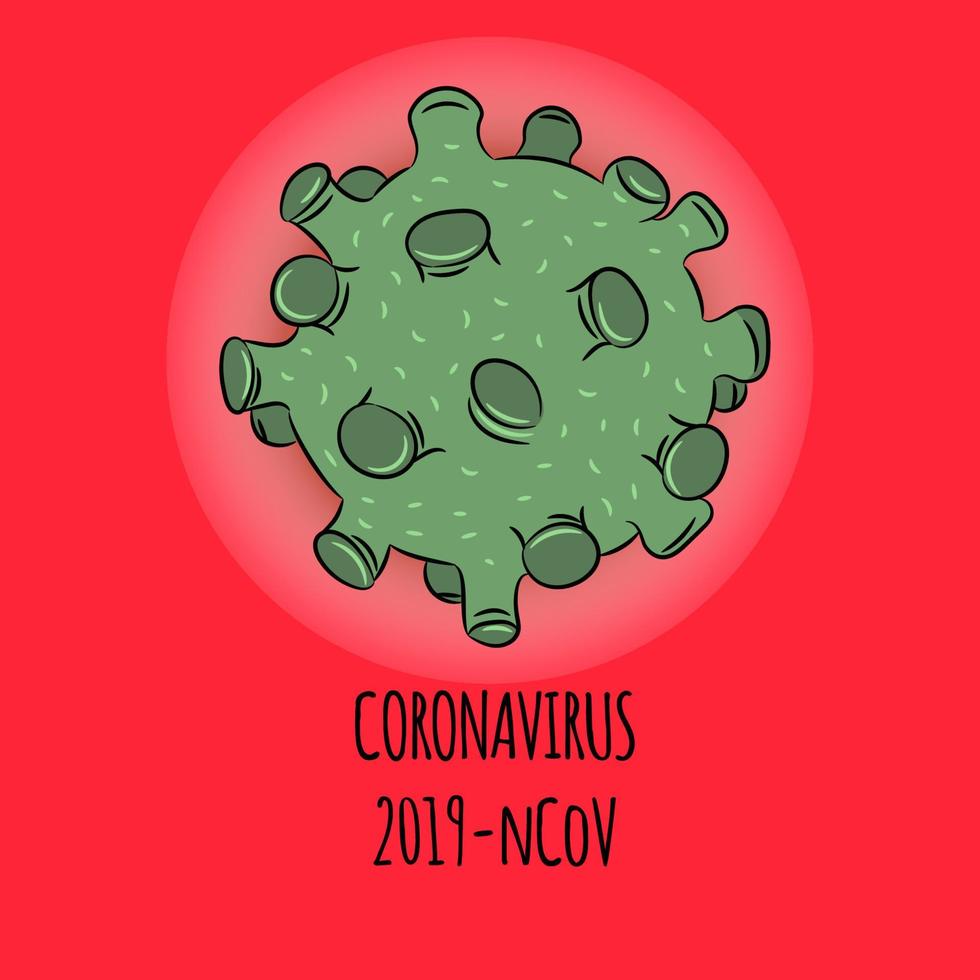 CORONAVIRUS Covid Health Epidemic Medicine Human Danger vector