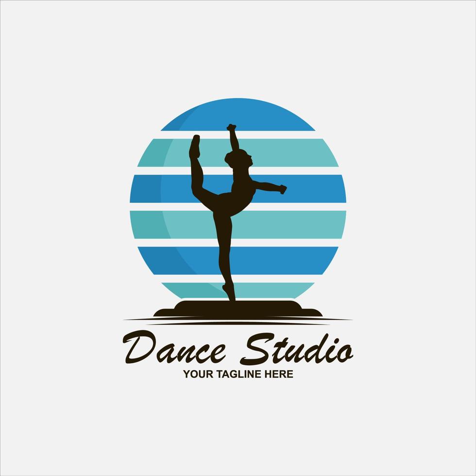 diseño de logotipo de personas abstractas. gimnasio, fitness, correr entrenador vector logo colorido. fitness activo, deporte, icono y símbolo de la web de baile