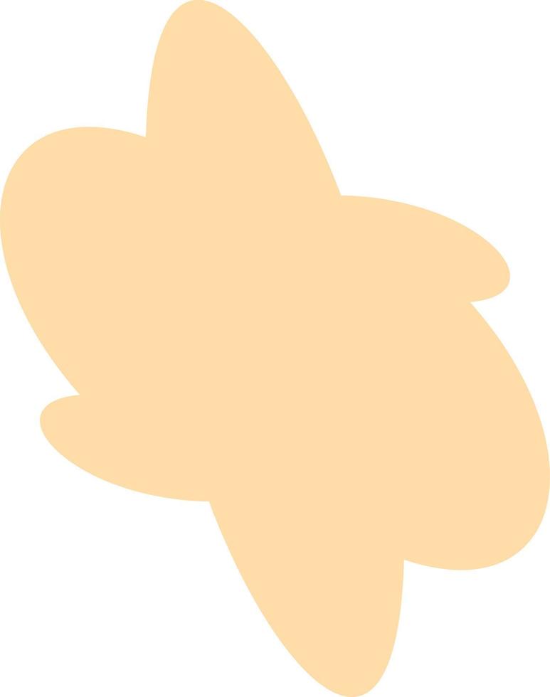 Abstract figure with curved shapes. vector
