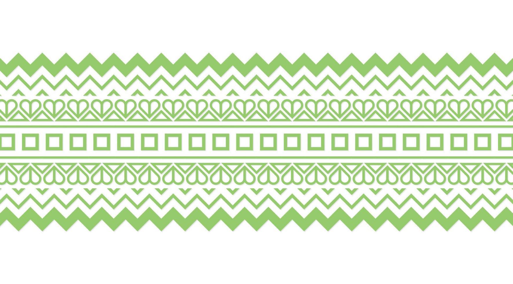 ornamental pattern border Design Template vector