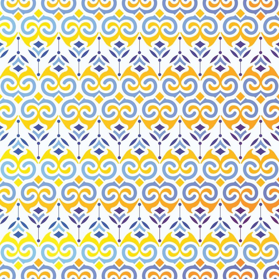 Colorful abstract geometric pattern design vector