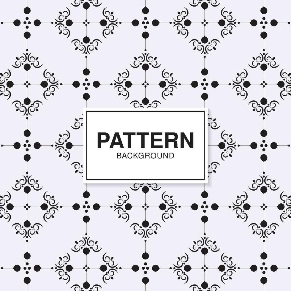 flat ornament line pattern design vector