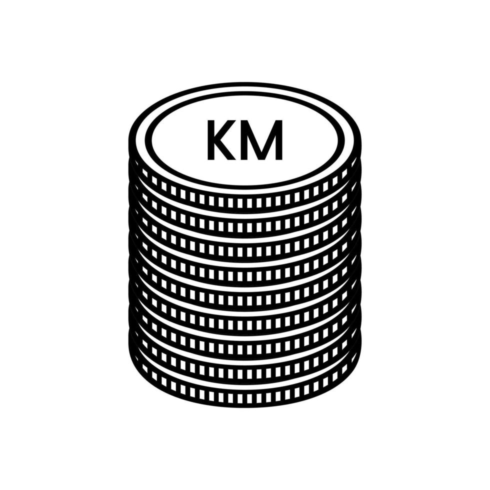 Bosnia and Herzegovina Currency Symbol, Bosnia Herzegovina Convertible Marka Icon, BAM Sign. Vector Illustration