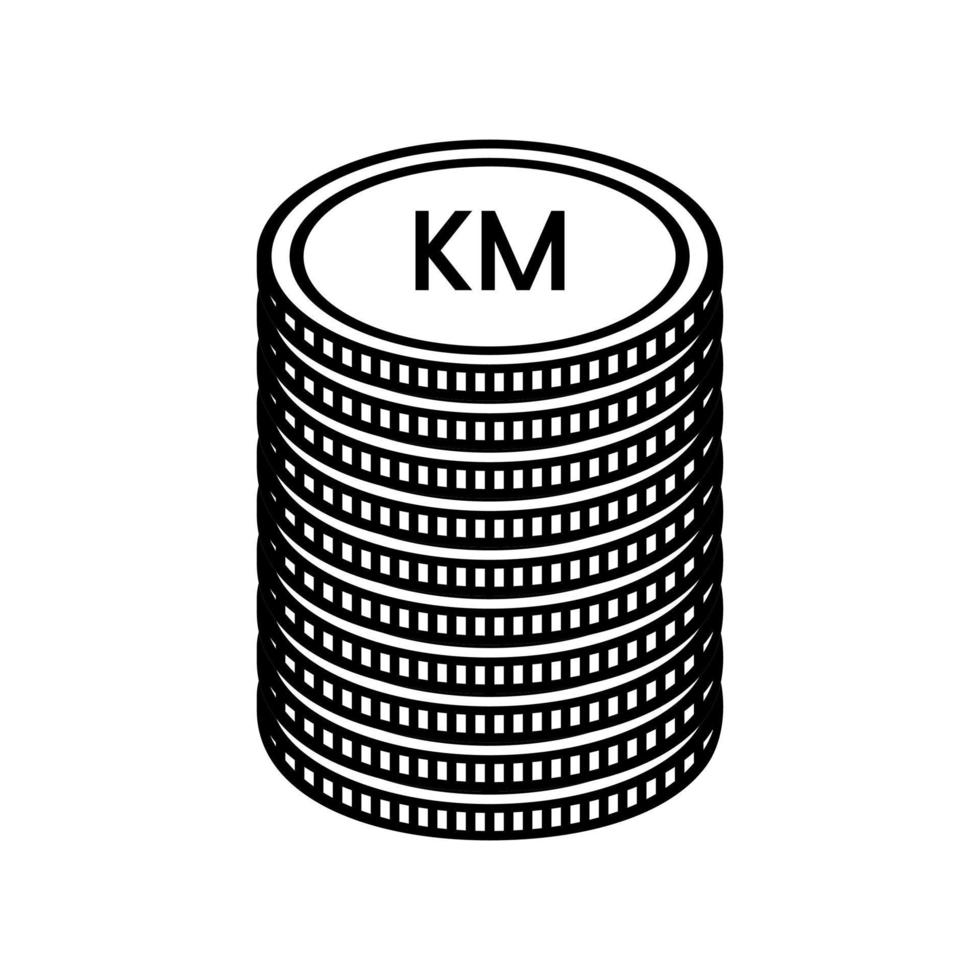 Bosnia and Herzegovina Currency Symbol, Bosnia Herzegovina Convertible Marka Icon, BAM Sign. Vector Illustration