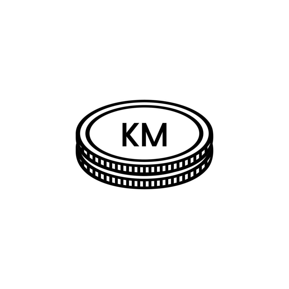 Bosnia and Herzegovina Currency Symbol, Bosnia Herzegovina Convertible Marka Icon, BAM Sign. Vector Illustration