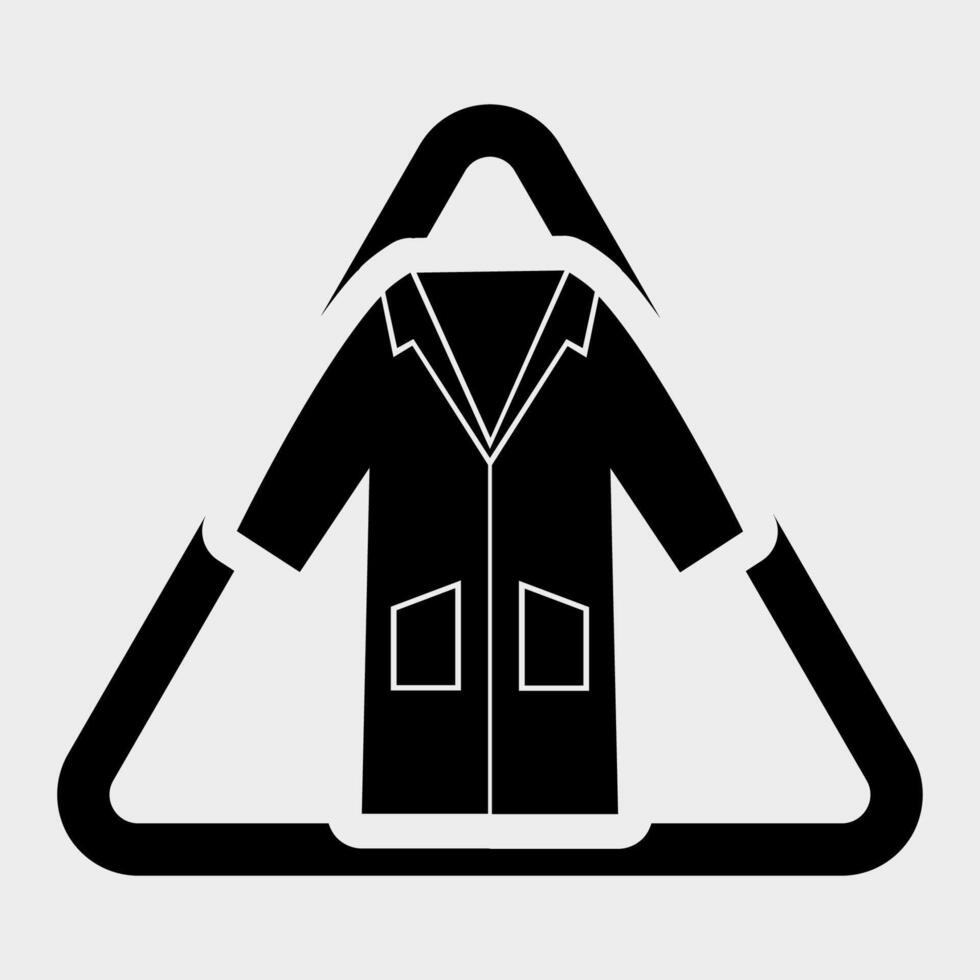 PPE Icon.Wear Smock Symbol Sign Isolate On White Background,Vector Illustration EPS.10 vector