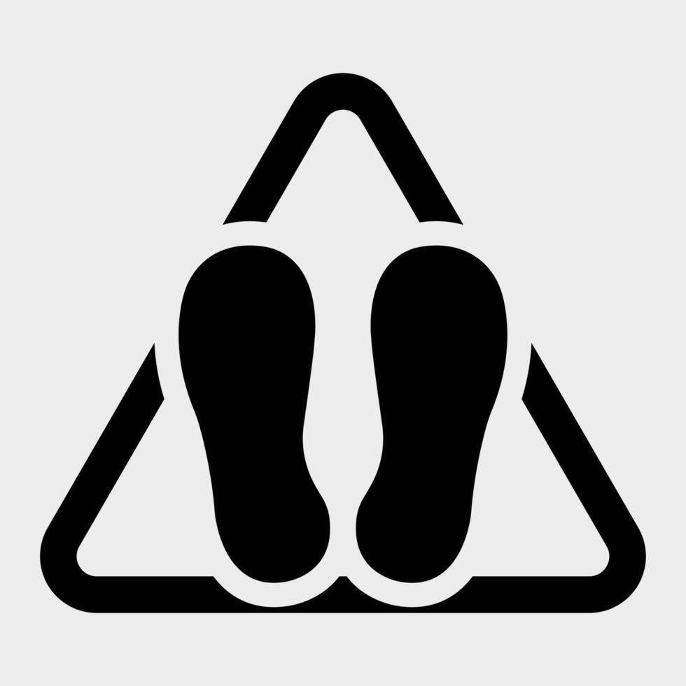 Do Not Walk Or Stand Here Symbol Sign Isolate on White Background,Vector Illustration vector