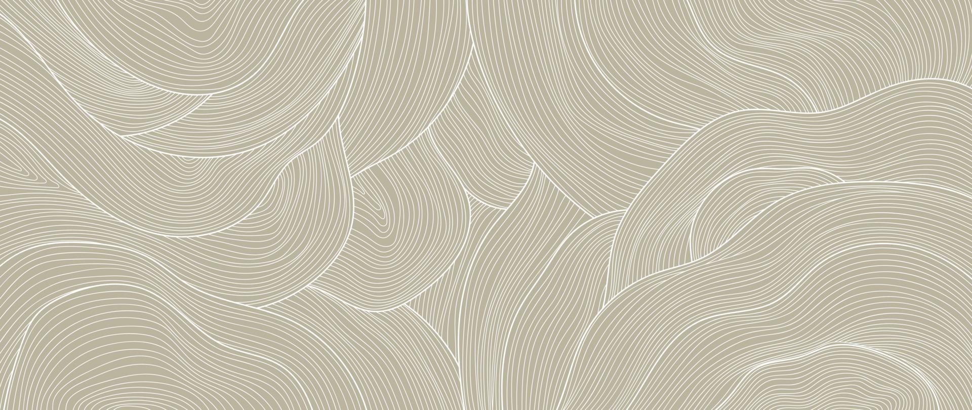 Abstract line art background vector. Minimalist pencil hand drawn contour doodle scribble curve lines style background. Design illustration for fabric, print, cover, banner, decoration, wallpaper. vector